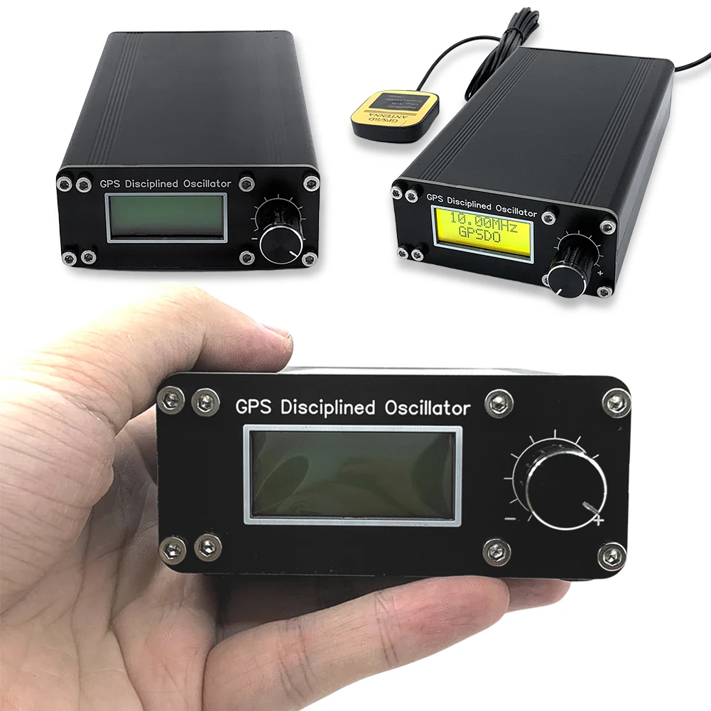 

GNSS Disciplined 10MHz GPSDO GPS Disciplined Oscillator Color Display GNSS GPS Disciplined Clock Square Wave Output