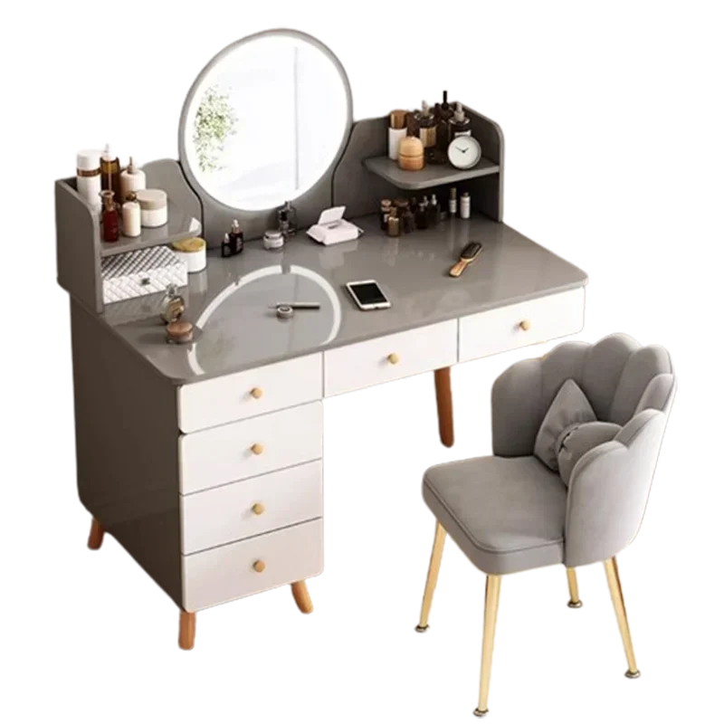 z Multifunctional Mirrors Dressing Table Chair Box Dressers Dressing Table Toiletries Comfortable Penteadeira Bedroom Furniture