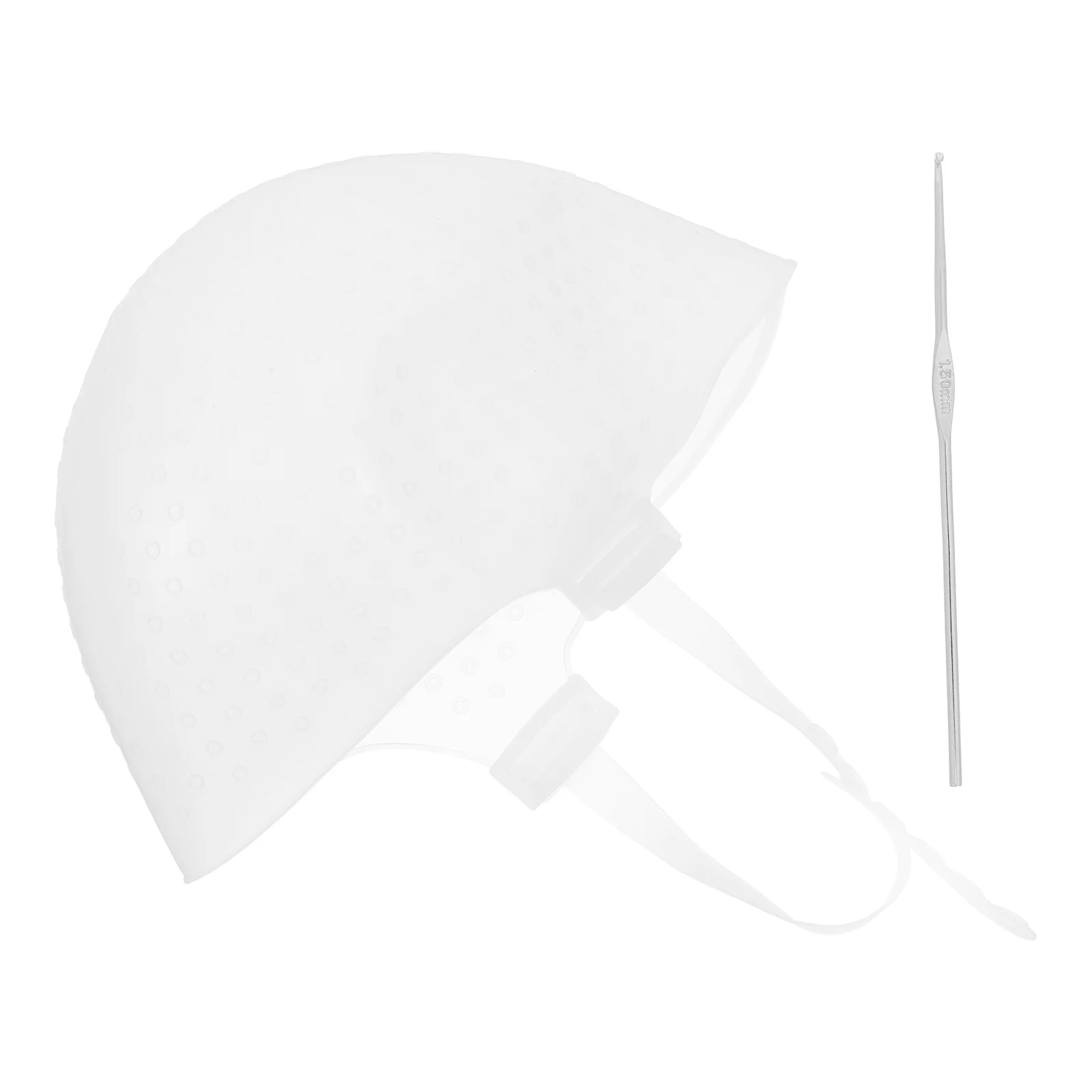 

Hair Dye Cap Highlighting Dyeing Hat Punch Hole Tools Coloring Products Hairdressing Silica Gel with Hook