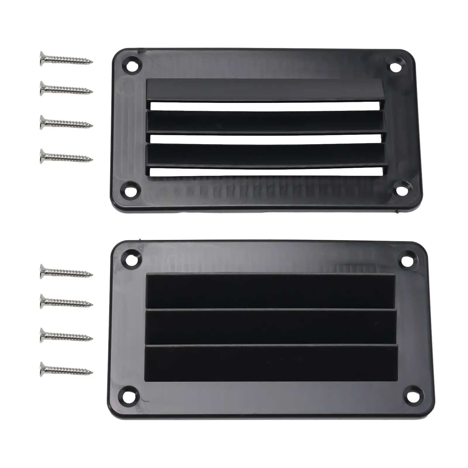 2pcs For Durable RV Vent Covers for Exhaust Outlets with Rounded Edges and Rust Resistant ABS Material for Various Applications