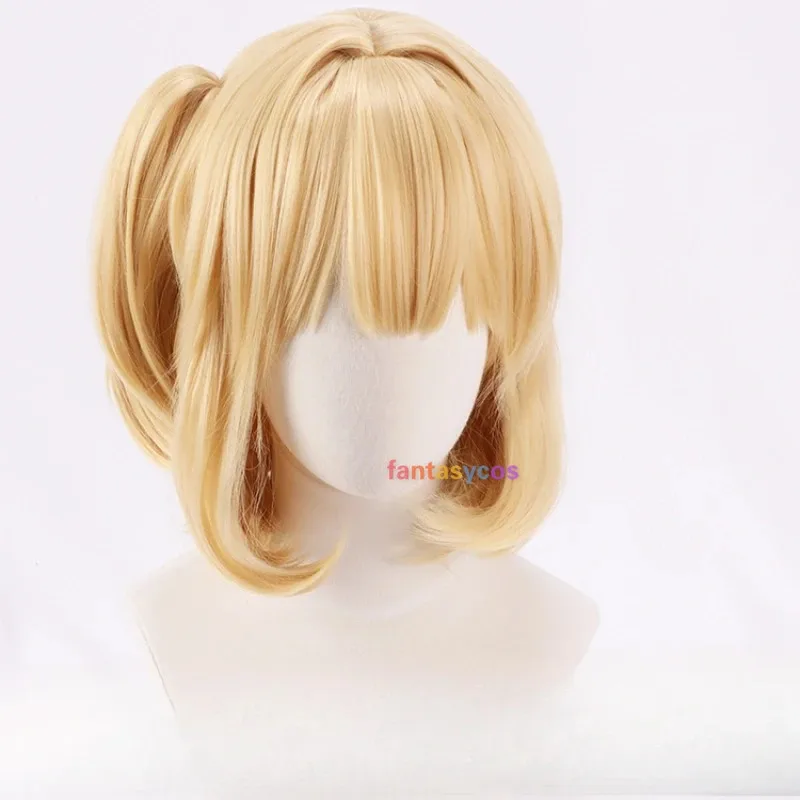 

Youtuber Hololive Watson Amelia Cosplay Wig Short Blonde Heat Resistant Synthetic Hair Halloween Costume Party Role Play Wigsc;3