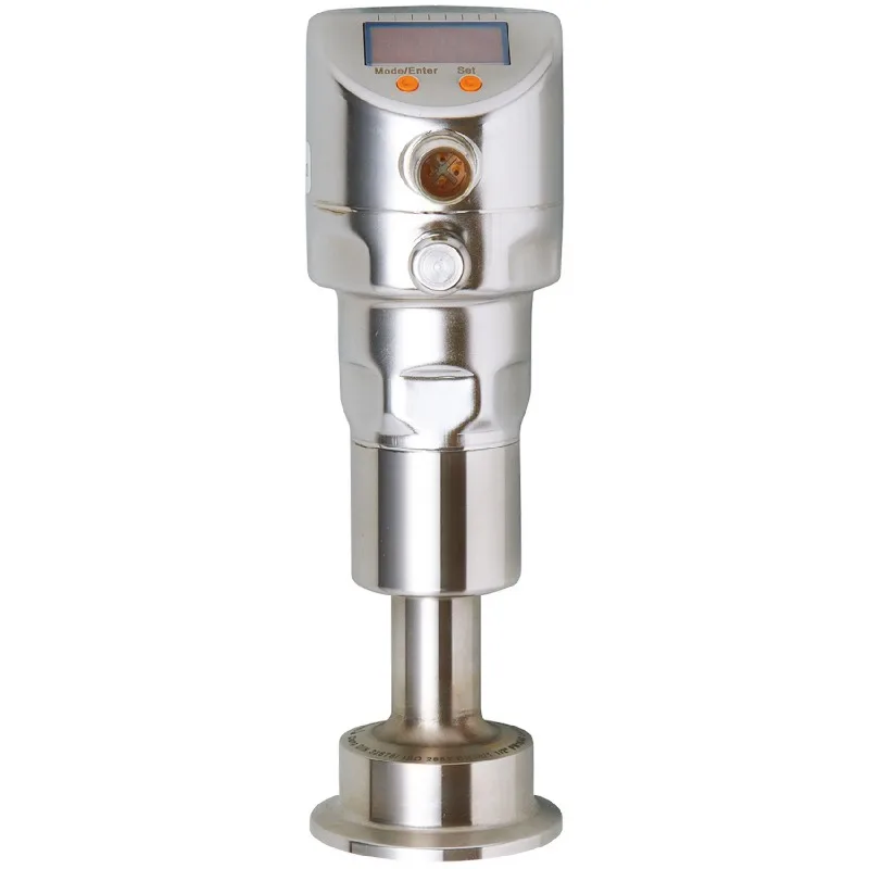 

Flush pressure sensor with display