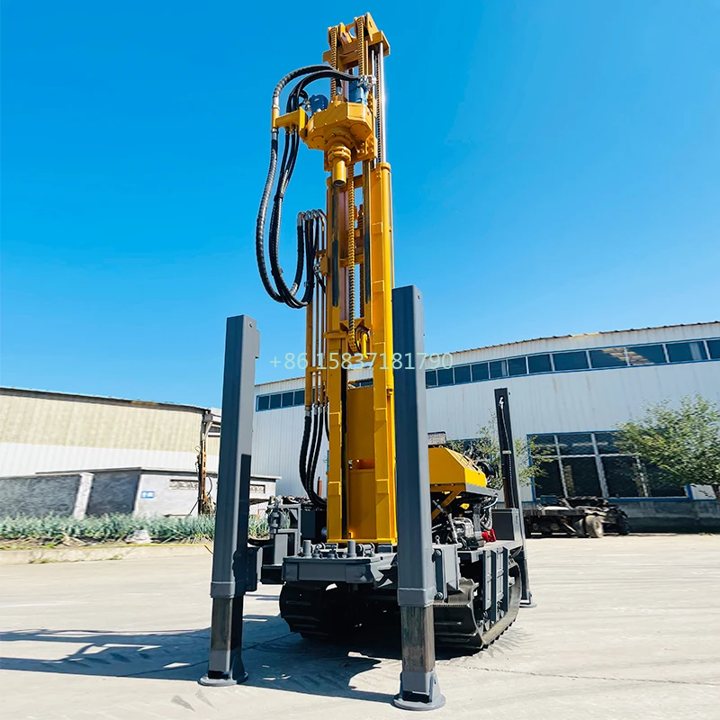 China Manufacturer Pneumatic Drilling Rig Machine Mutifunctional 180 Meter 100m Drill Rig Machine for Water Wells Drill Rig