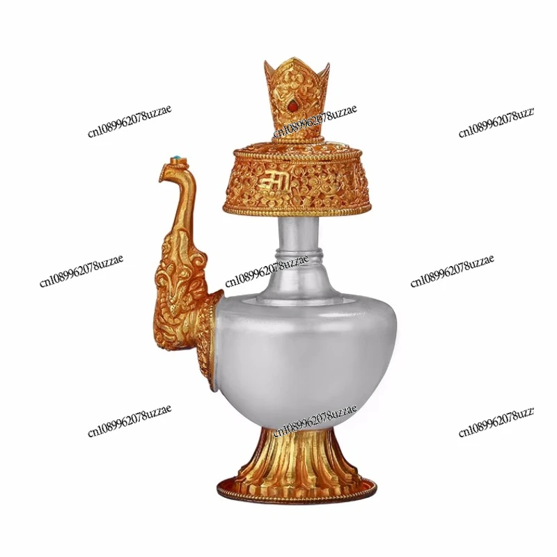 

Household Supplies Wenba Pot, Pure Copper Gilt Silver, Handmade Benba, Supplies, Water Purification, Large, Medium and Small