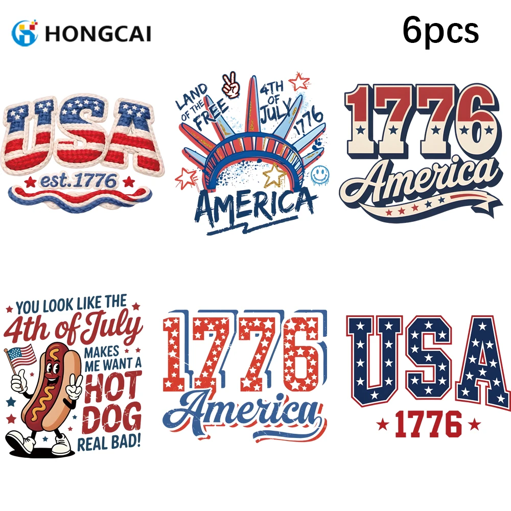 6-pecas-de-transferencias-dtf-para-o-4-de-julho-estilo-retro-eua-1776-adesivos-termocolantes-para-camisetas-do-dia-da-independencia