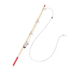 Trendy Micro Landscape 17.5cm Miniature Fishing Tool Decorative Fishing Rod Life Scene Toy Dollhouse Accessories Children Toys