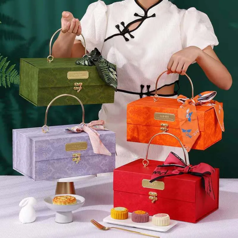 Neckerchief Camellia Scarves Textile ribbon dacron Headband Mid-Autumn Festival gift box scarf Diagonal scarf Plain weave