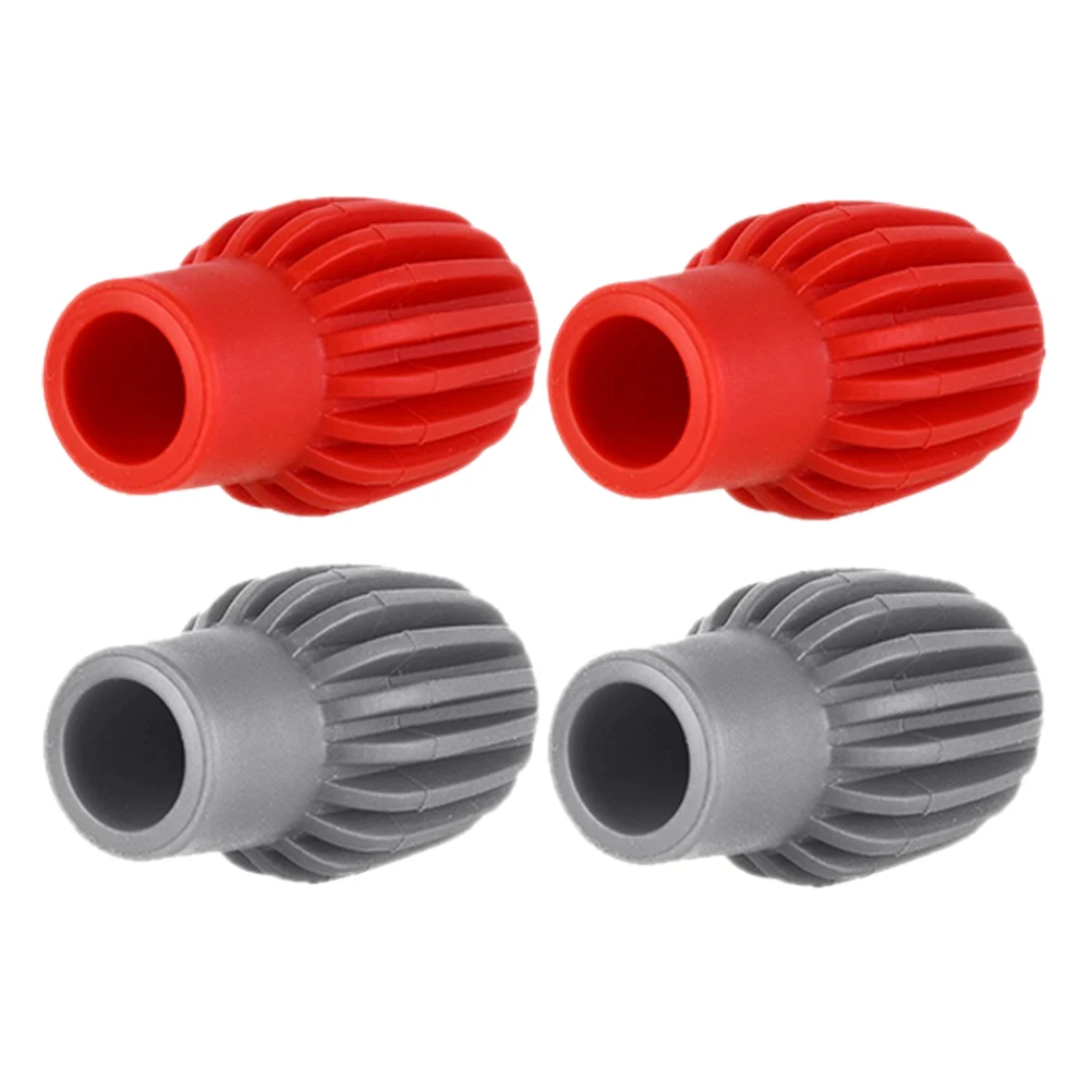 

4 Pcs Silent Drum Stick Silicone Head Practice Mute Drumstick Tip Dampener Replacement