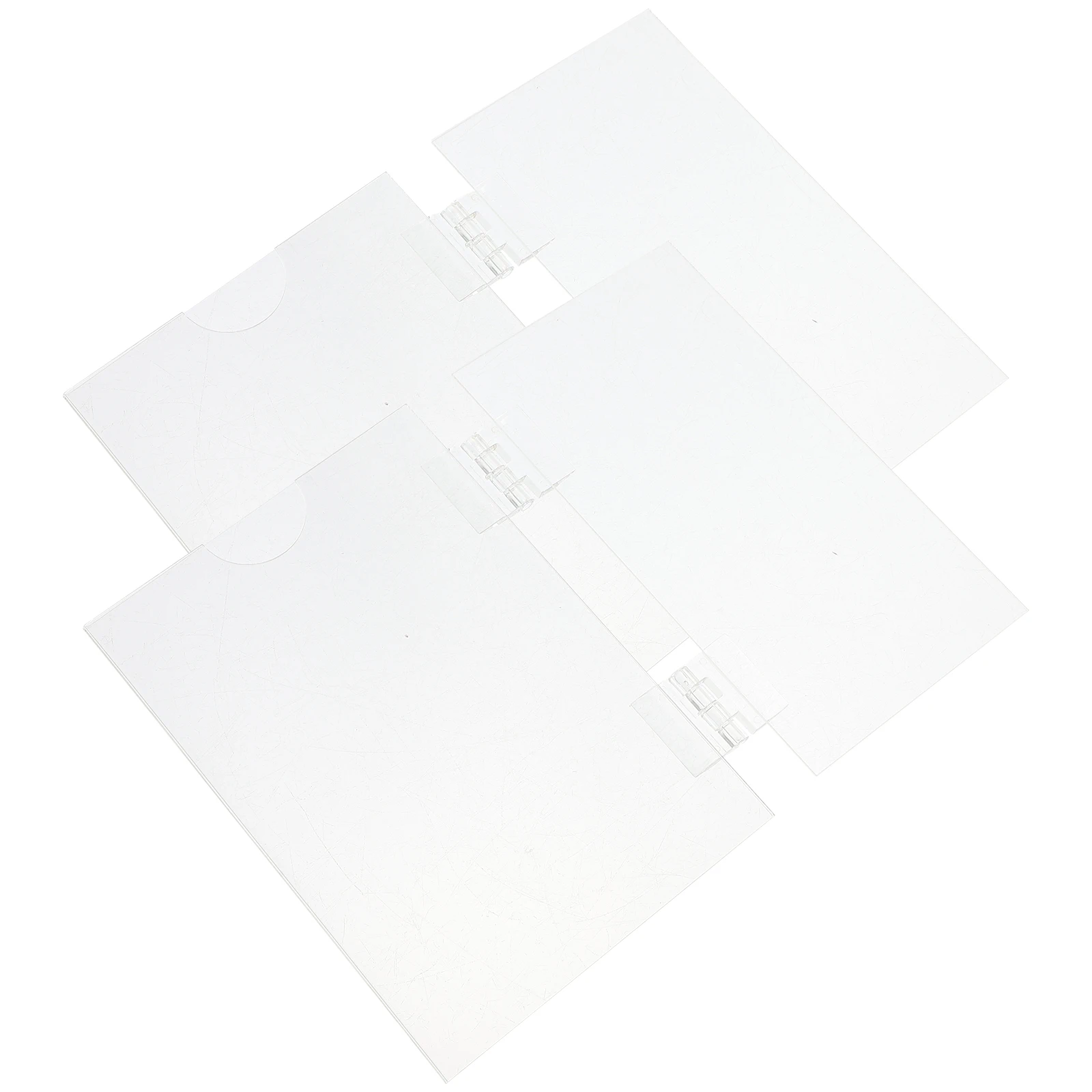 

2pcs A6 Supermarket Promotion Tag Transparent Display Board Shelf Holder Lightweight Store Sign Multifunctional Price