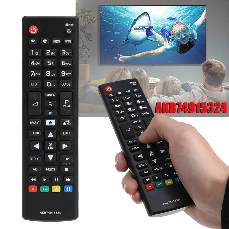 AKB74915324 Universal Remote Control for LG LED OLED LCD Smart TV 4K 8K UHD HDTV HDR TVs Infrared Remote