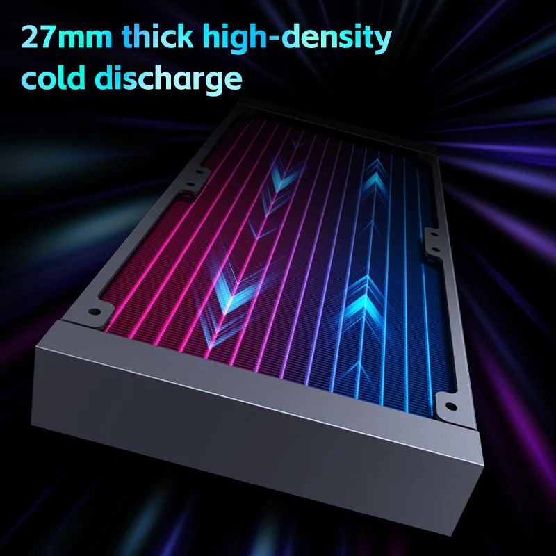 SNOWMAN 240mm RGB LED Processor Ultra-Quiet High-Performance PWM Controlled CPUs Water Cooling System with Heatsink Radiator