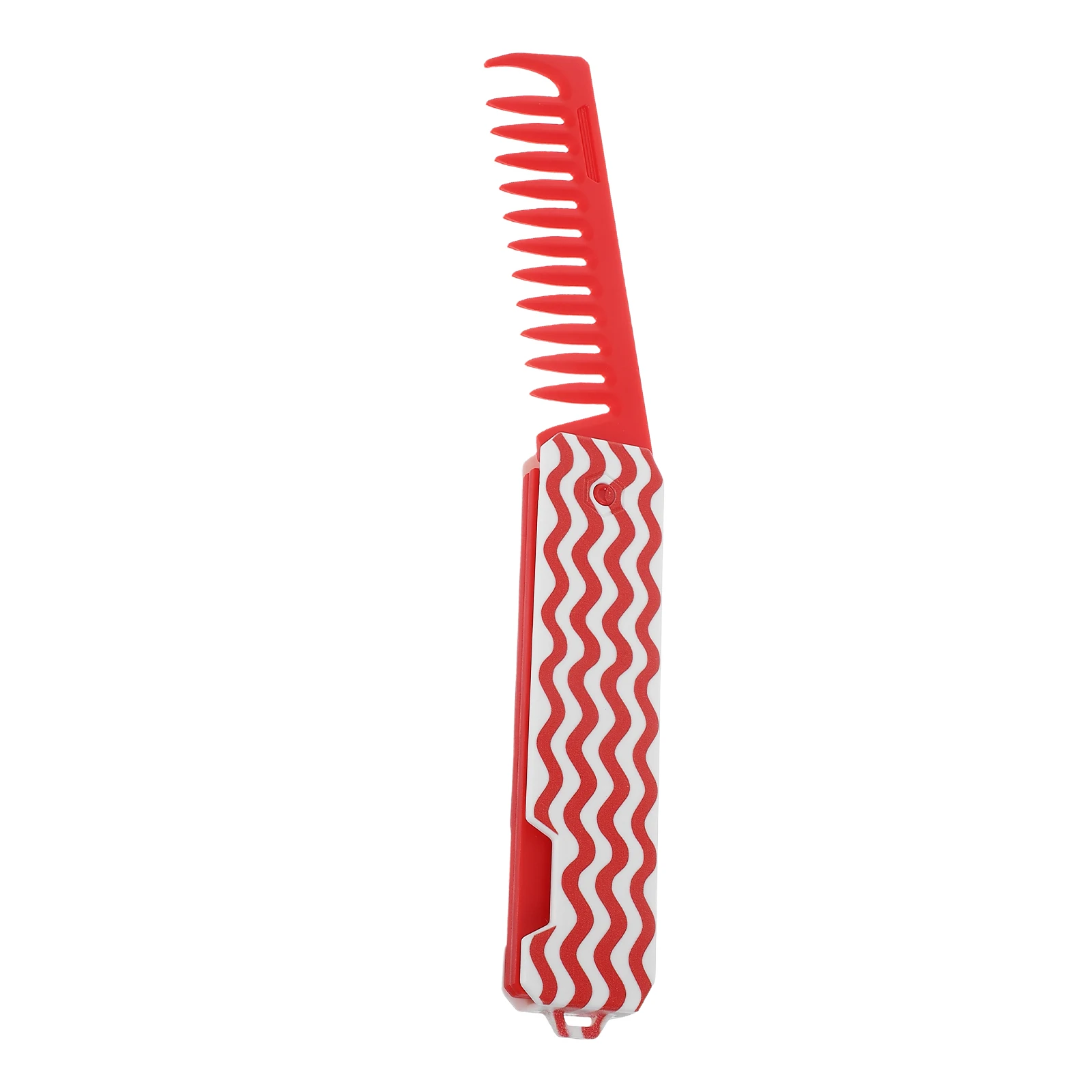 

Portable Folding Hairdressing Comb Compact Foldable Anti-Static Detangling Tool For Wet Dry Hair Styling Mini Travel Comb For