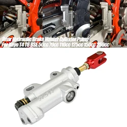 Motorcycle Rear Hydraulic Brake Master Cylinder Pump ATV Pit Pro Dirt Bike For Kayo T4 T6 BSE 50cc 70cc 110cc 125cc 150cc 250cc