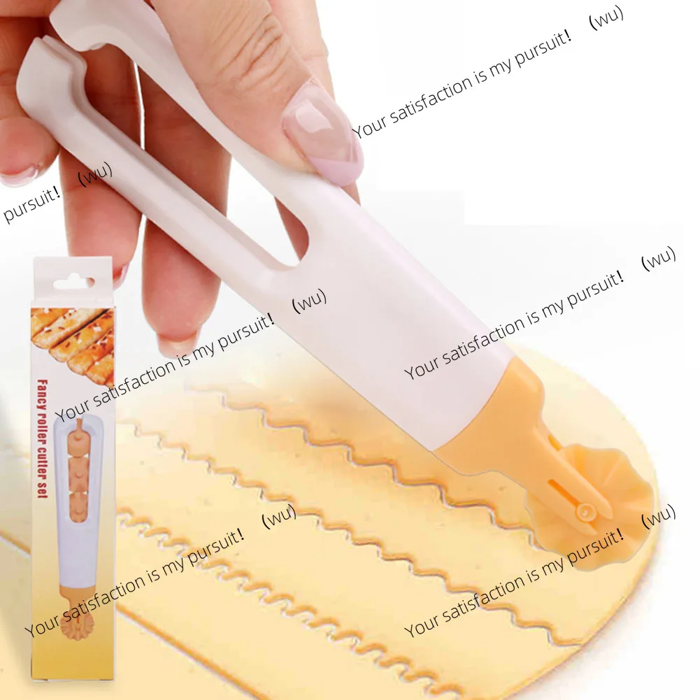 Plastic Dough Divider Baking Tool Pull Net Wheel Pizza Pastry Lattice Roller Cutter Kitchen Baking Cutter Tools