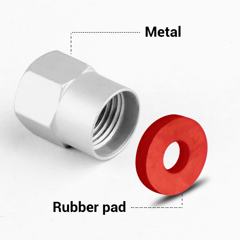 Tapas de válvula de aire para vástago de rueda de coche, cubierta de Metal para Volkswagen VW Golf 7 6 5 4 Polo Tiguan Passat Jetta Touran Tiguan