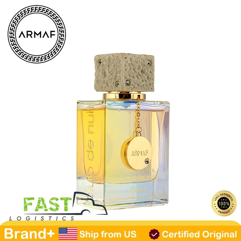 

Armaf Club De Nuit Oud Eau De Parfum Spray Unisex Long-lasting Fragrance Cologne Persistence 105ML Hair and body spray Portable