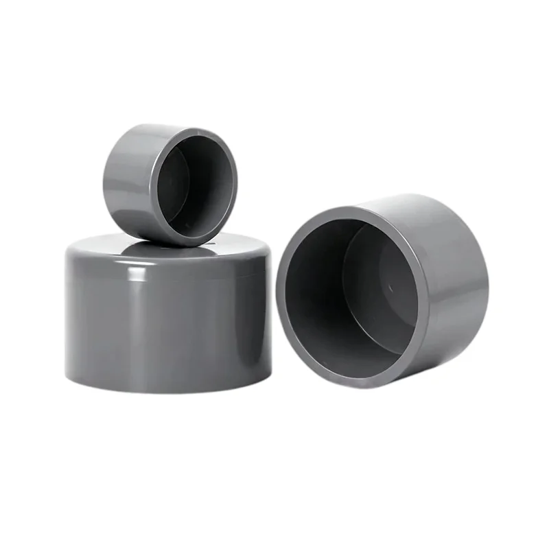 5pcs PVC water pipe End cap Connector 20mm‑50mm Pipe Plug Tube End Cap for Garden Irrigation Farm Accessories Adapter