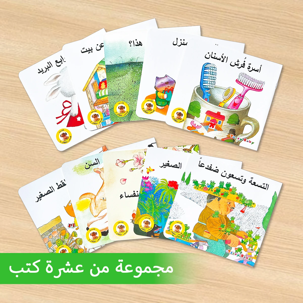 Arabic Storybook Set (10 Volumes): Montessori-style educational materials that spark imagination—perfect as a New Year's gift.
