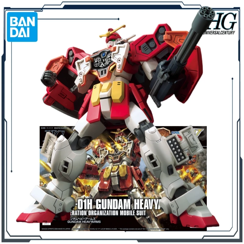 

BANDAI Original HG Series H236 XXXG-01H GUNDAM HEAVYARMS 1/144 Anime Assembly Model Toys Gifts for Boys Collectible Ornaments