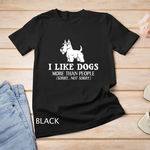 Scottish Terrier Dog Puppies Owner Lover Unisex T-shirt