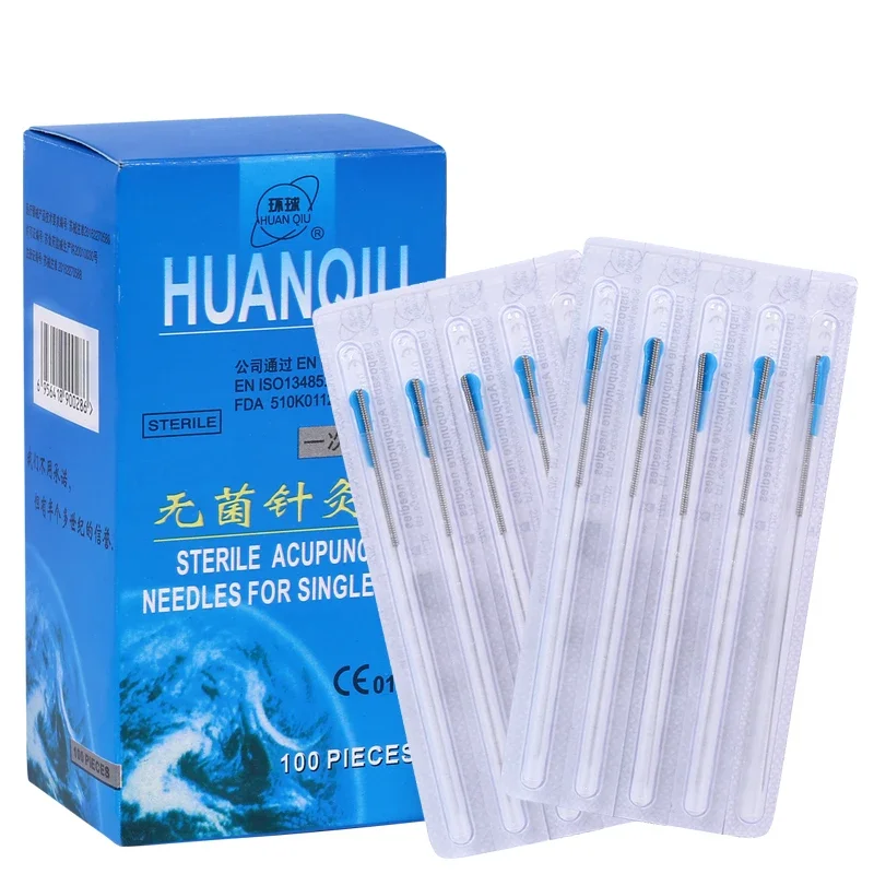 Wholesale 1000Pcs=10Box Sterile Acupuncture Acupoint Therapy Needle Single Use Guide Tube