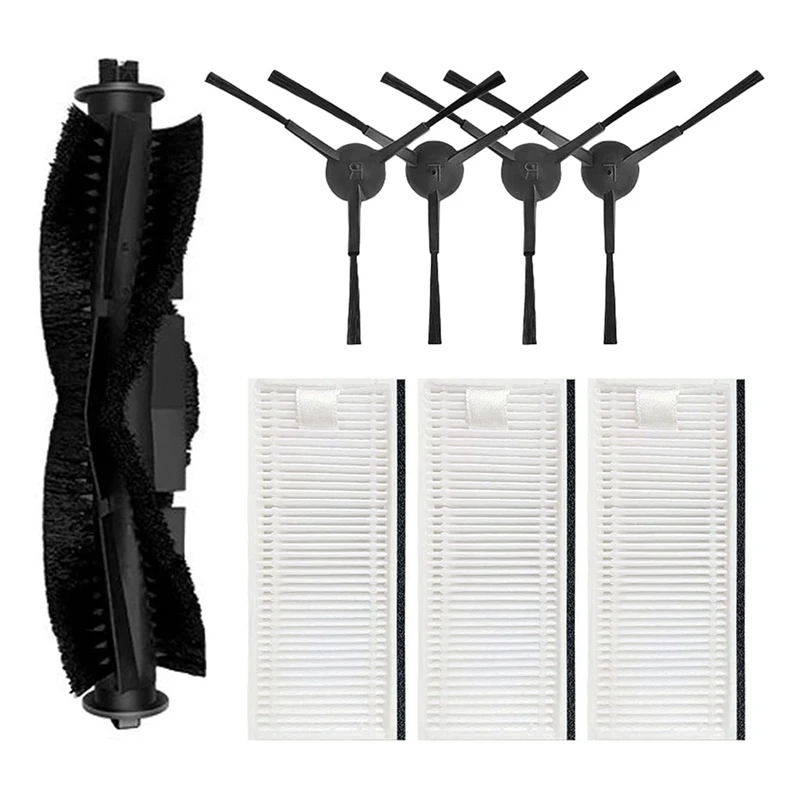 Pièces de rechange pour aspirateur robot ThamaryG11, brosse principale, brosse latérale, filtre Hepa, accessoires pour Tikom G6000, G7000