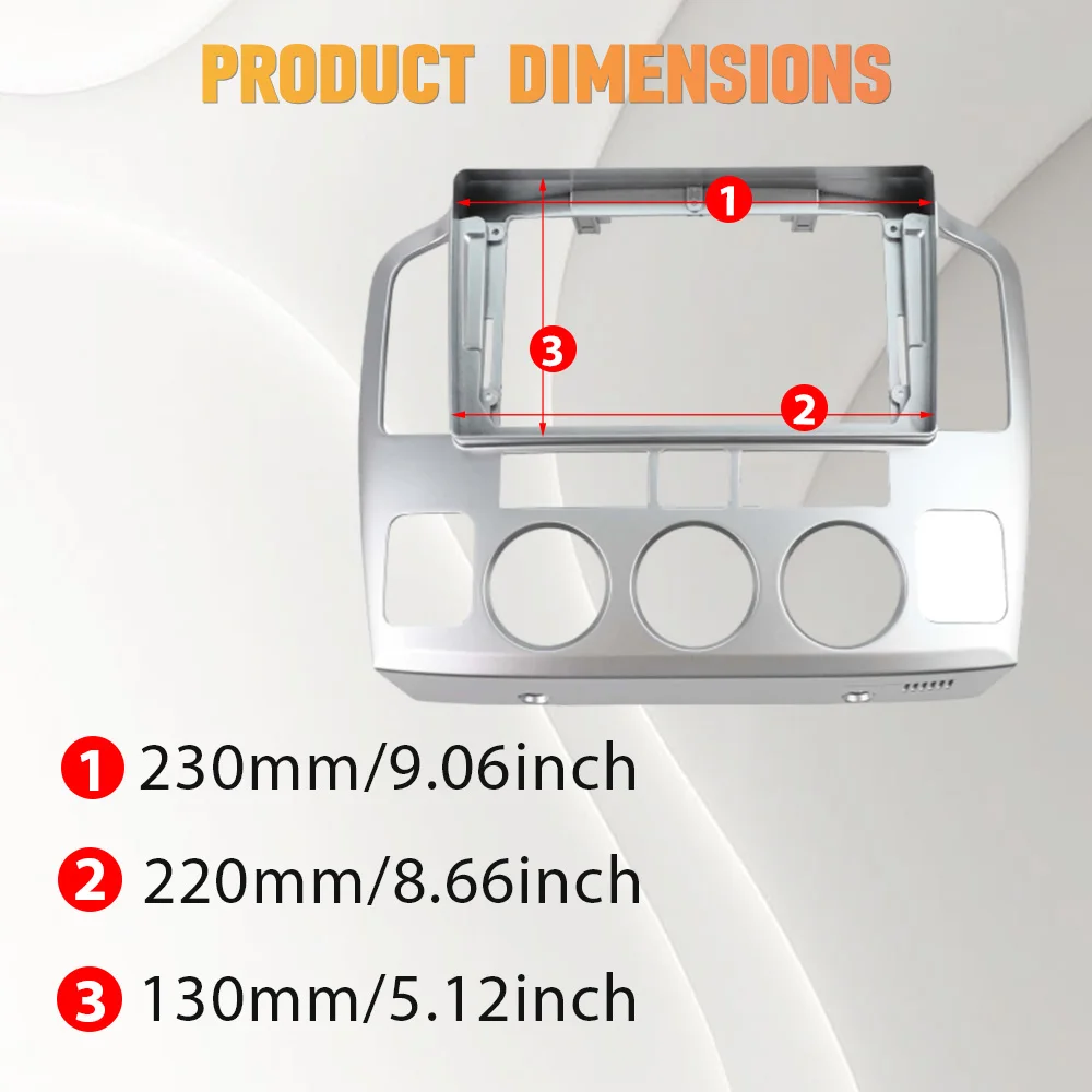Für Suzuki Grand Vitara XL-7 2001-2006 9 Zoll 2 Din Radio-Frontblende Stereo-Einbaurahmen Navigation Android Radio Armaturenbrett-Einbausatz – Detail 24