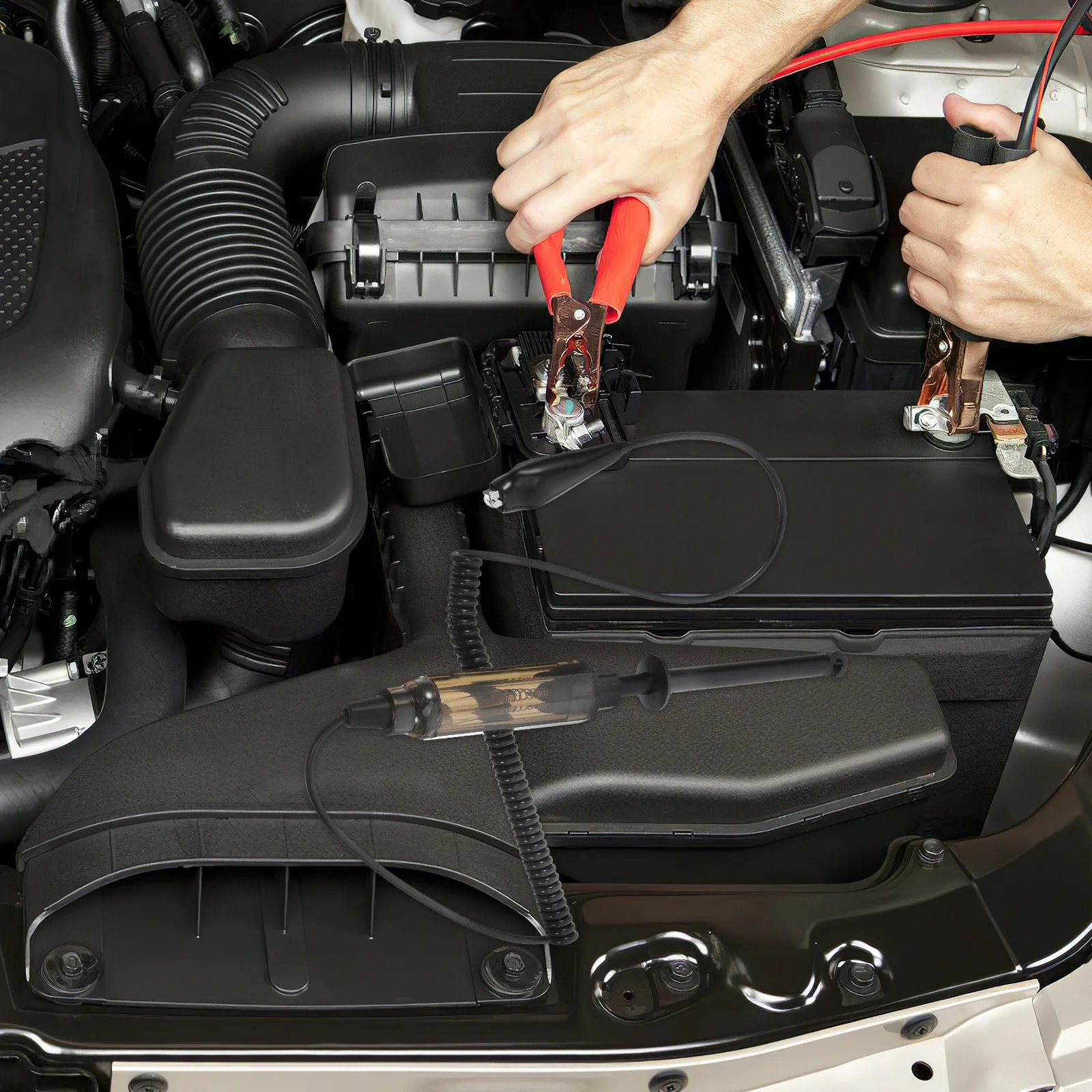 

Car Circuit Test Pen Hook Design Voltage Tester for Automotive Electrical Testing Wire Probe Diagnostic Tool for Trucks