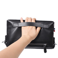Men Shoulder Bag Genuine leather Cluth Wallet Moneybag Soft Leather Men Handbag Men's Messenger bag Crossbody Bags Fashion Bolsa
