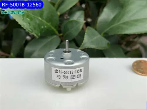 Mini MABUCHI RF-500TB-12560 VCD Moteur Rond DC 3V 5V 6V 9V 12V 5500RPM Haute Vitesse 32mm Diamètre Moteur Électrique pour CD DVD Lecteur