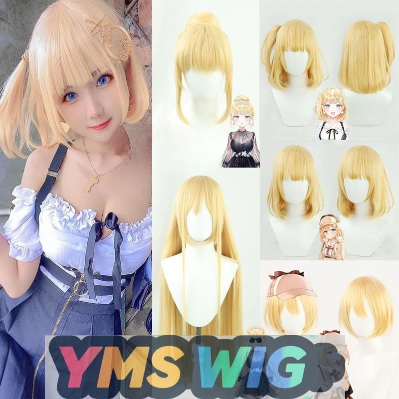 

【YMS WIG】Virtual Streamer Vtuber Watson Amelia Cosplay Wig Multiple Styles In Stock