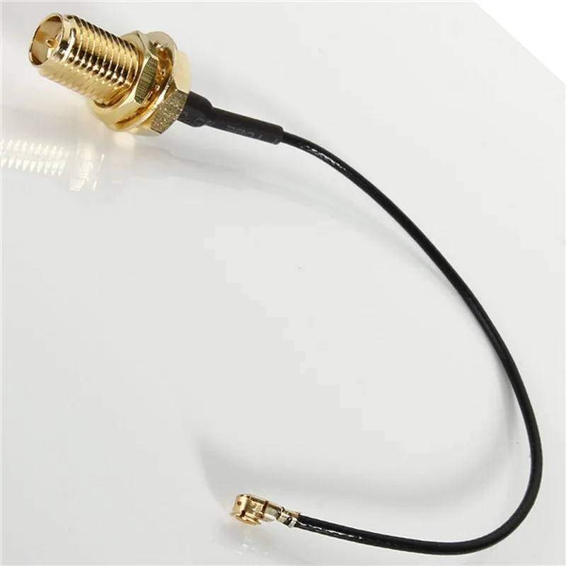 2 قطعة RP-SMA-K SMA موصل U.FL RF كابل قافز RP SMA إلى RF 1.13 تمديد ضفيرة محول ل AP واي فاي #4