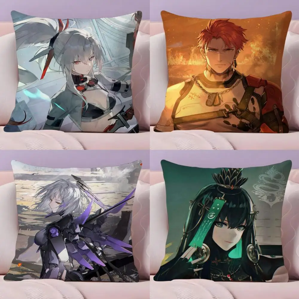P-Punishing Gray Raven Pillow Case Plush Fabric Soft Double-Sided Printed Sofa Warm Winter Home Gift Cushion Cover