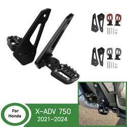 XADV750 XADV 750 Rear Foot Peg Pedal For Honda X-ADV750 2021 2022 2023 2024 Motorcycle Passenger Rearsets Footrest Accessories