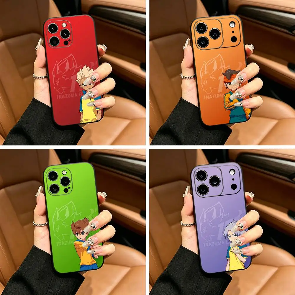 

Young Football I-InazumaS E-Eleven 11 Phone Case For iPhone 17,16,15,14,13,12,11 Pro Max,16/15/14Plus,XS Soft Black Cover