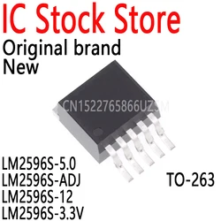 20PCS LM2576 LM2596T LM2596HVS  Step Down Circuit Regulator IC Chip TO-263 LM2596S-5.0 LM2596S-ADJ LM2596S-12 LM2596S-3.3V