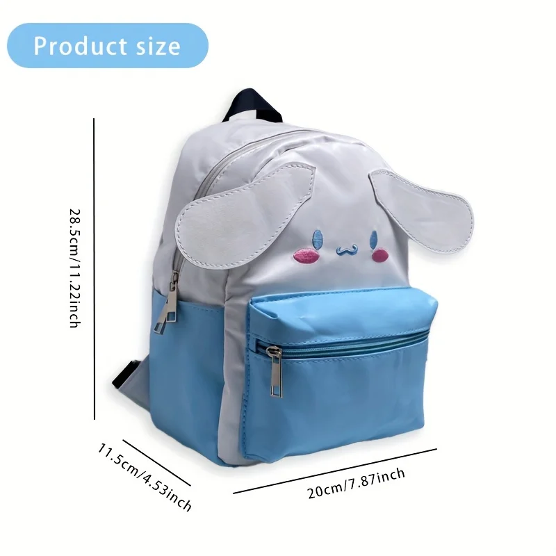 1pcs Sanrio CINNAMOROLL College style Cartoon Backpack Adorable backpack for students