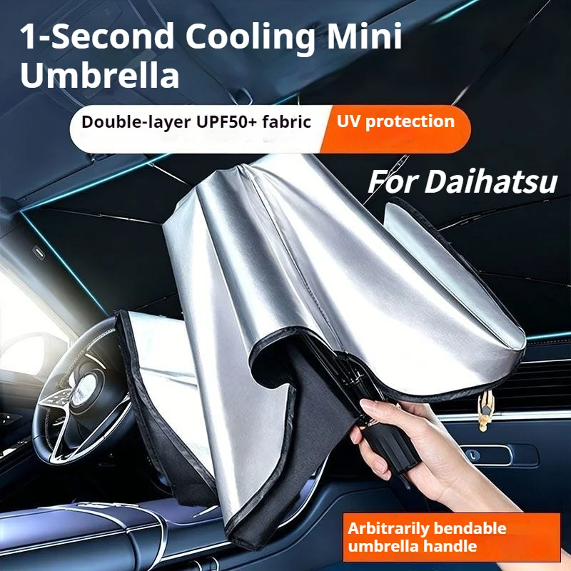Parasol para coche, cubierta para ventana frontal para Daihatsu Mira Move Rocky, cubierta para parabrisas delantero, accesorios para coche anti-UV