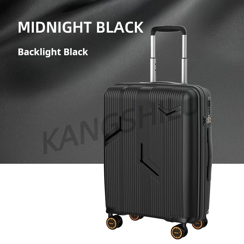 

20 PP Injection Super Lightweight Suitcase with Explosionproof Zipper Silent Spinner Wheels TSA Lock Business Travel Luggage