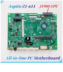 14060-1 348.01Z07.0011 For Acer Aspire Z1-611 All in One PC Motherboard DBSZ011001 With J1900 CPU DDR3L Mainboard 100% Tested