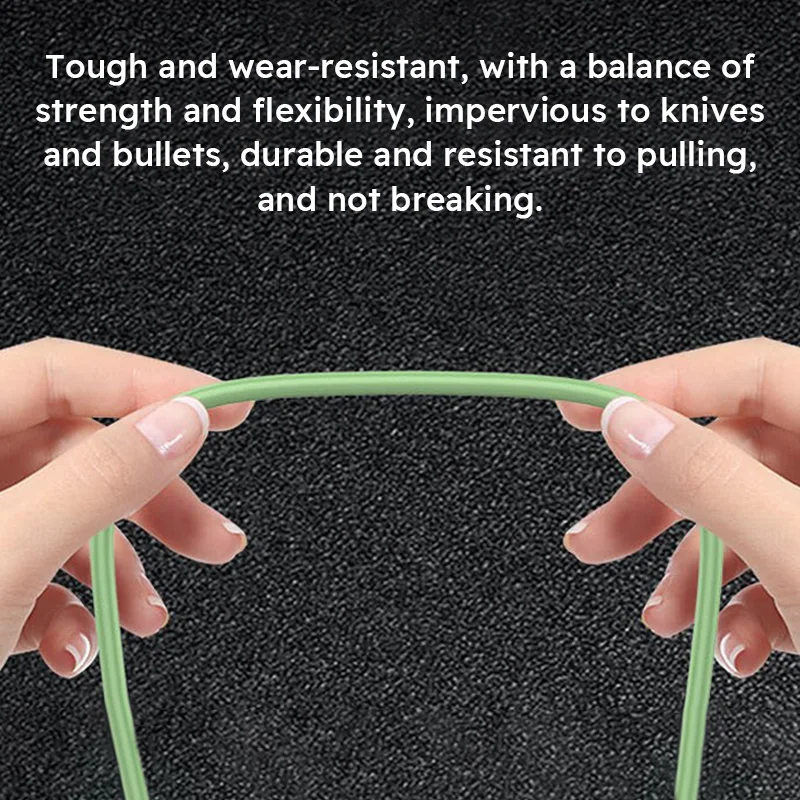 3 In 1 Silica gel USB Cable   MFi Certified Data Cord For Iphone Samsung Huawei Xiaomi Multi Port Multiple Charging Wire image 5
