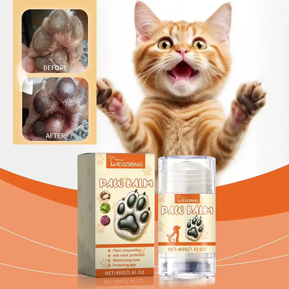 

Paw Balm For Dogs Noses Paws Moisturizer Cream Claw Care Protection Cat Foot Protective Wax Pet Paw Protection Cream D6B9