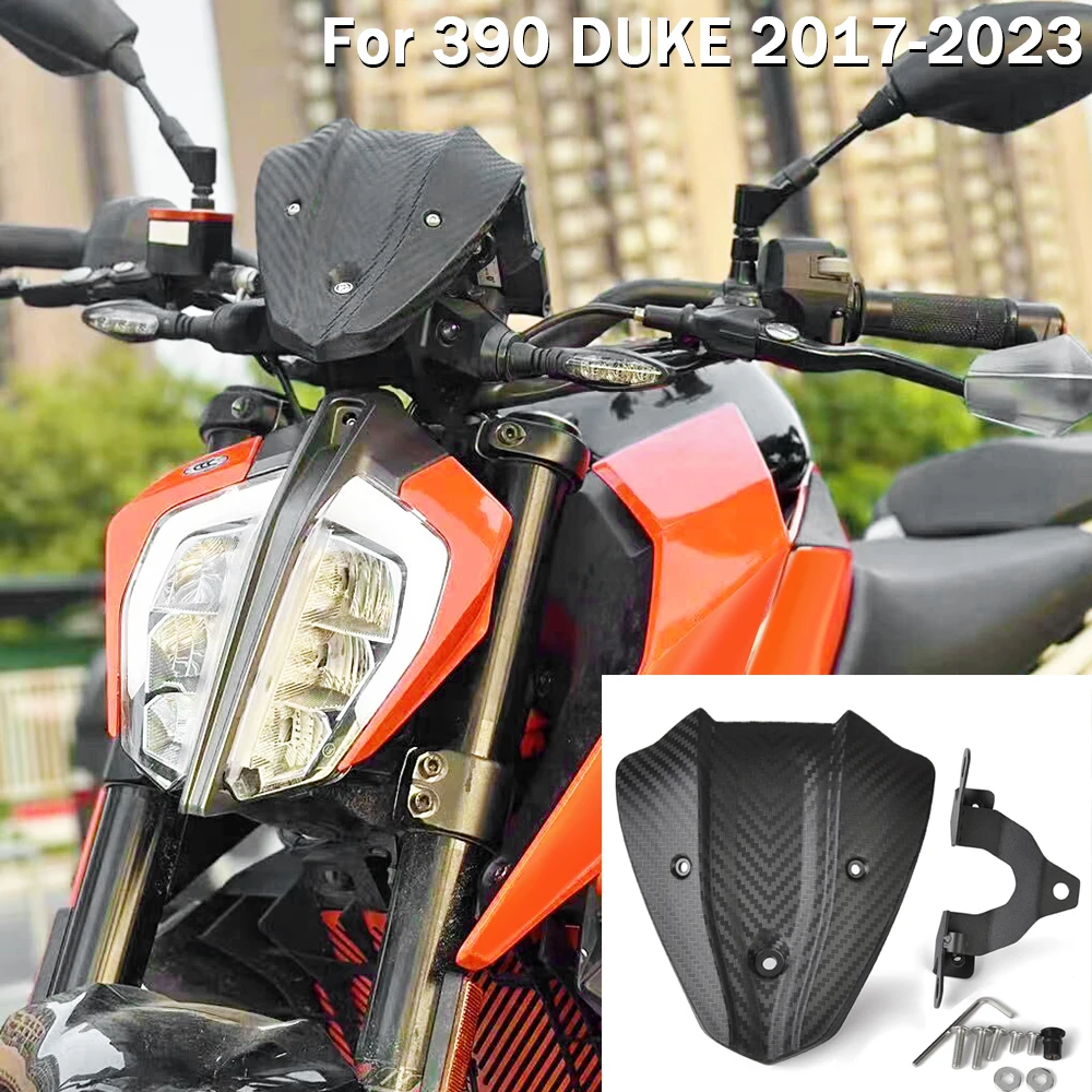 

DUKE390 Windshield Windscreen Motorcycle Wind Deflector For KTM DUKE 390 2017 2018 2019 2020 2021 2022 2023