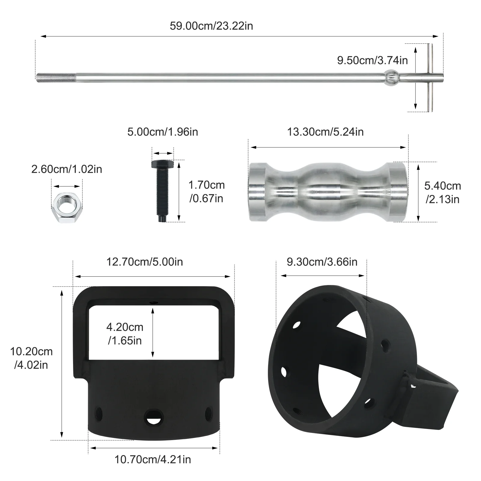 ATV CV Axle Removal Tool 3.7 inch ID UTV CV Axle Shaft Puller Tool Side by Side Bearing Puller,SXS Bushing Puller