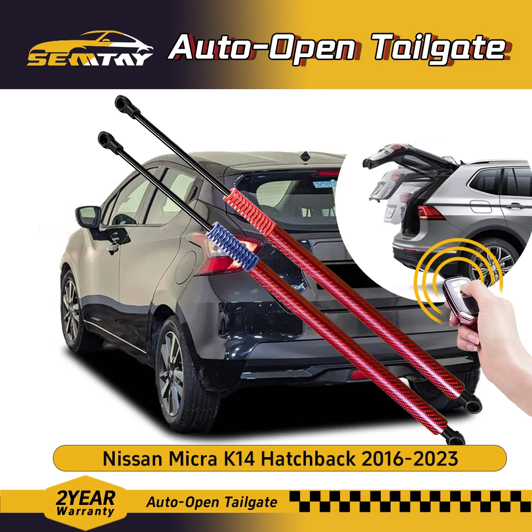 

SEMTAY автоматические подъемные стойки багажника с пружиной для Micra K14 Hatchback 2016-2023, опорки задней двери багажника