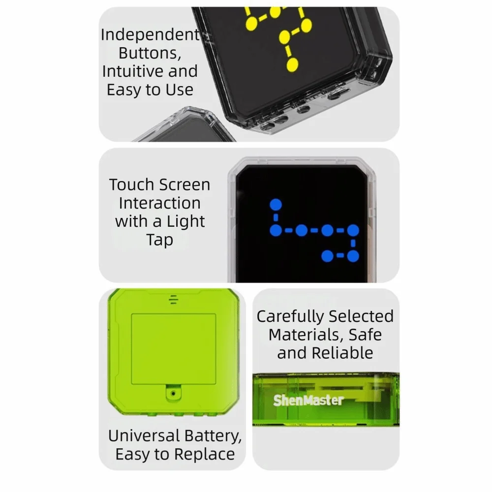 Connect-and-match Dot Connect Puzzle Game Electronic Handheld Children's Educational Montessori Logical Thinking