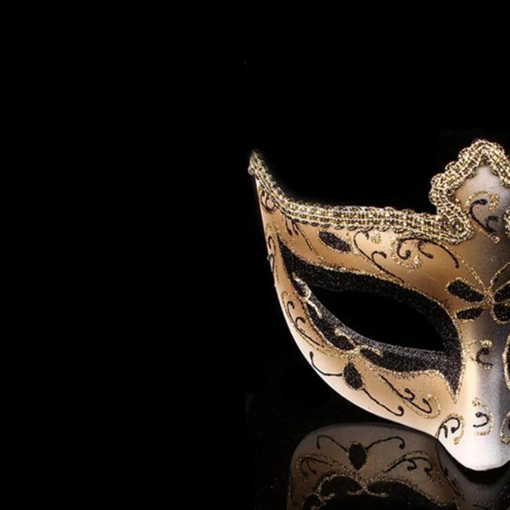 

Half Face Mask Halloween Masquerade Make up Kids Makeup Cosplay Dance Prop Child