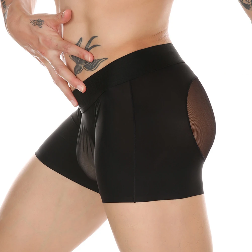 

Boxer Brief Underwear Low Waist Mesh Polyester Pouch Sexy Underwear Soft Solid Classic Brand New Comfortable Daily