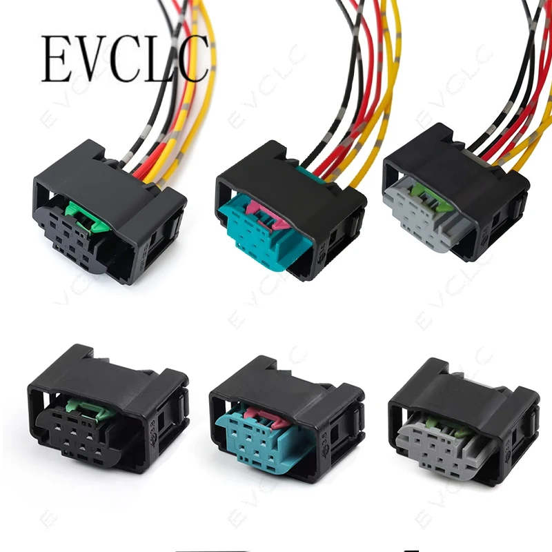 6-Pin Waterproof Harness Connector 9-967616-1/2-967616-1/13837423 for Car Throttle, Lane Change & ACC Module(Male & Female)