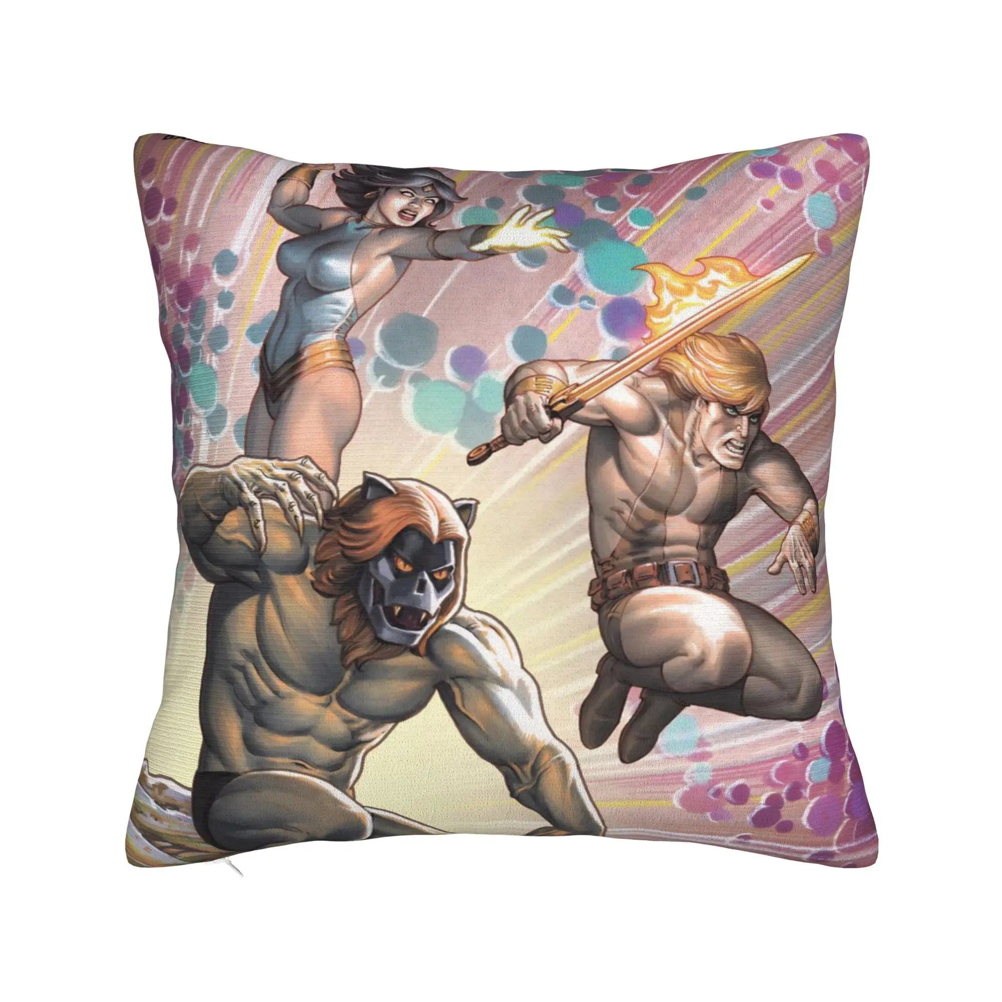 Decorative Pillow Covers Thundarr The Barbarian Merch Home  Throw Pillow Case Cover Zipper Multiple Sizes